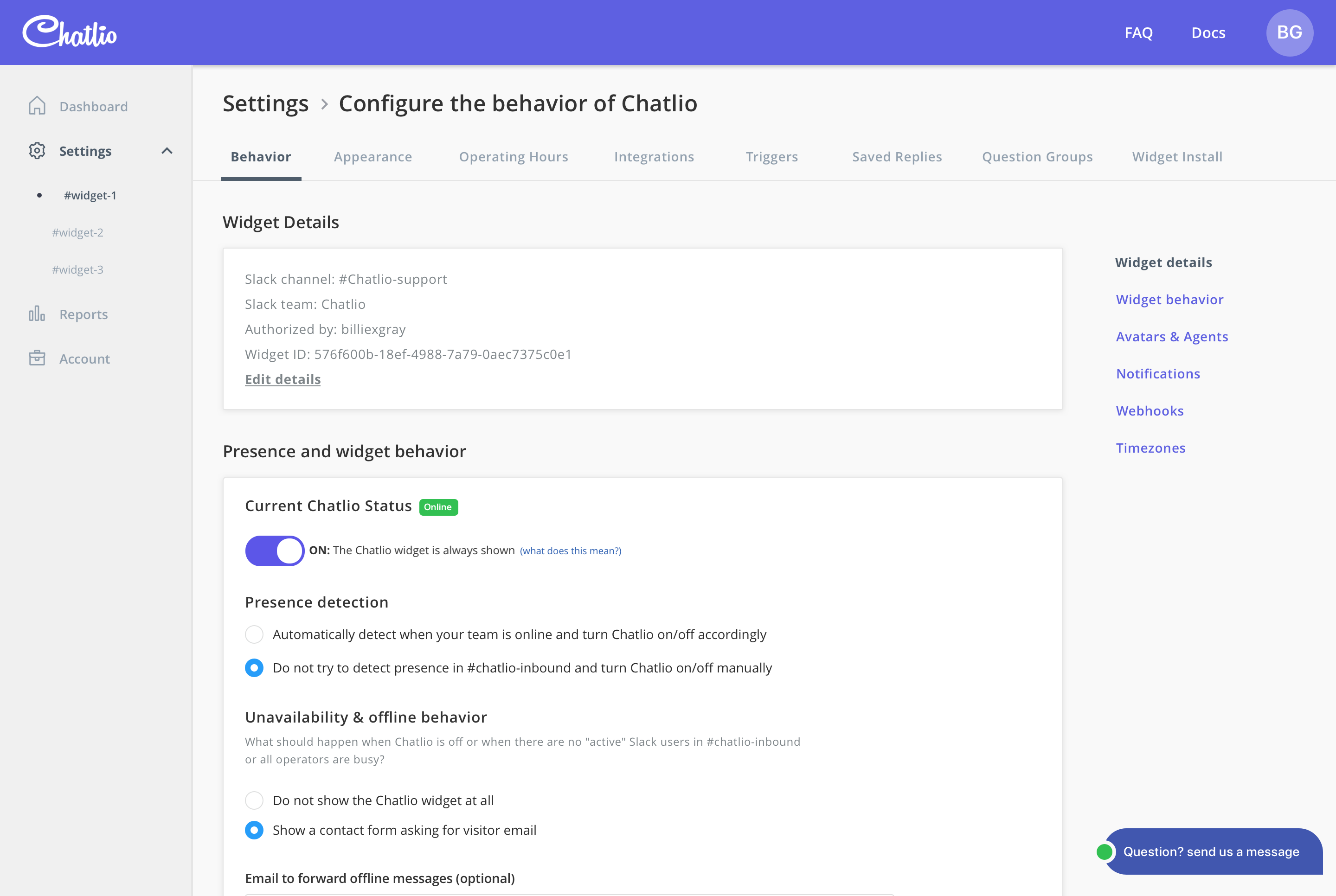 UI option 1