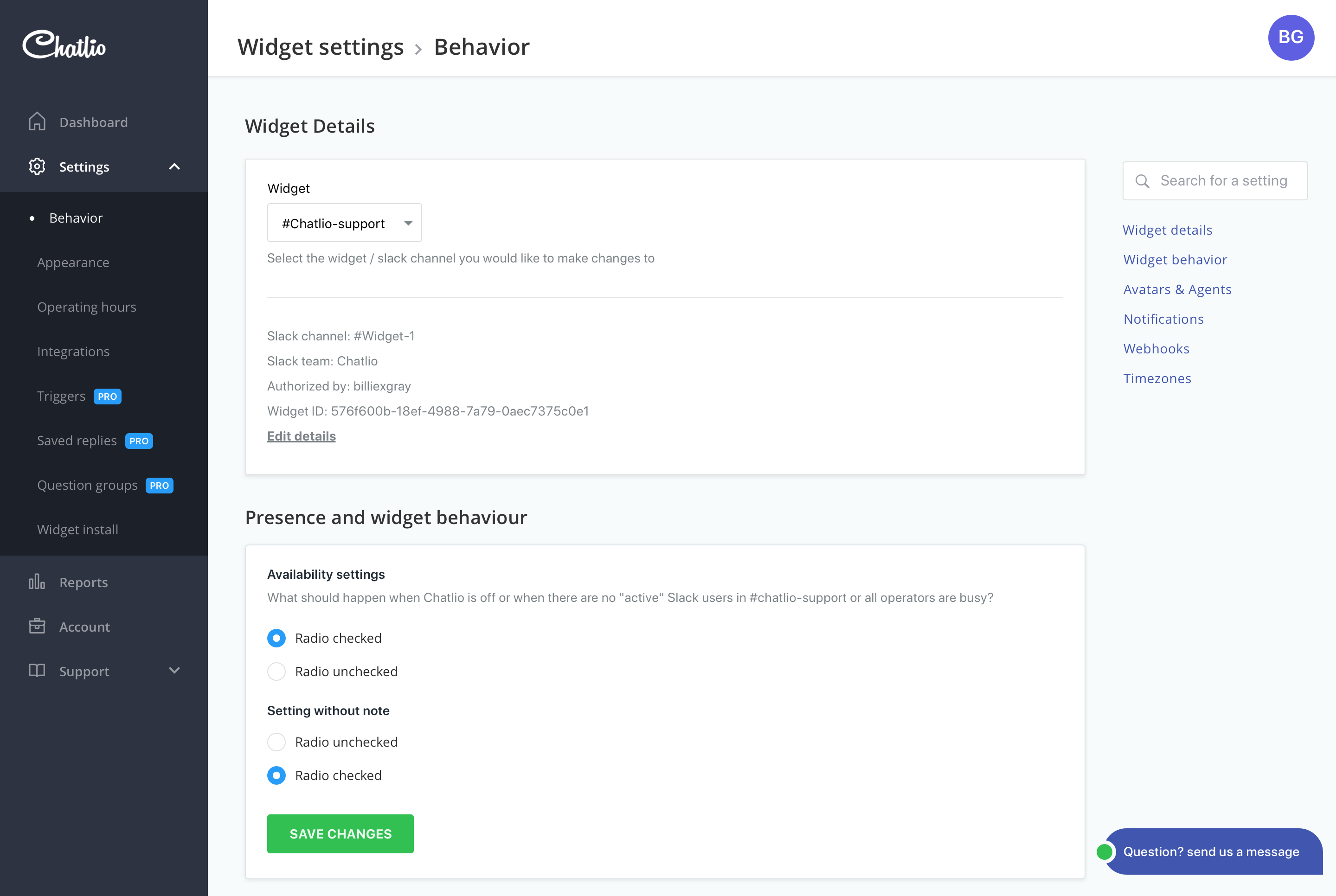UI option 1
